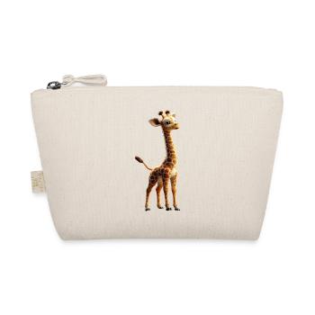Giraffe Africa Love Safari Wilderness Cute Giraffes - Organic Pouch - nature - Front