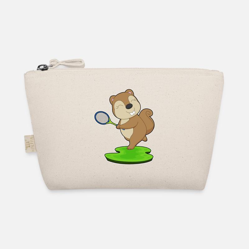 Squirrel Tennis Rackets Organic Pouch