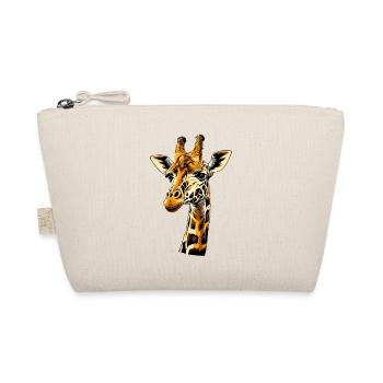 Giraffe Africa Love Safari Wilderness Cute Giraffes - Organic Pouch - nature - Front