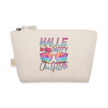 Malle Party Outfit Sonnenbrille - Bio-Täschchen - Natur - Vorne