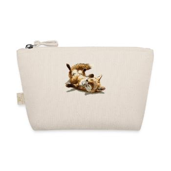 Süßer entspannter Fuchs – Verspieltes Wald-Tier - Bio-Täschchen - Natur - Vorne