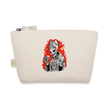 Spooky Alien Pope – Squelette sombre d’Halloween - Trousse biologique - nature - Devant