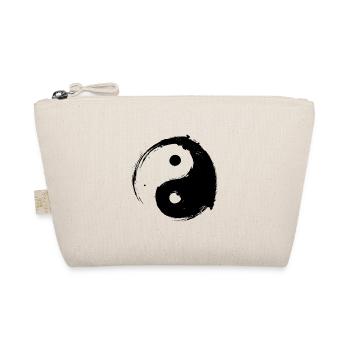 Yin Yang Symbol – Calligraphy Zen Relaxation - Organic Pouch - nature - Front