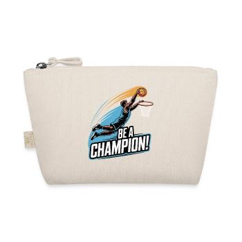 PLAYING BE A CHAMPION - Organic Pouch - nature - Front