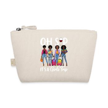 Stylish Girlstrip Illustration - Organic Pouch - nature - Front