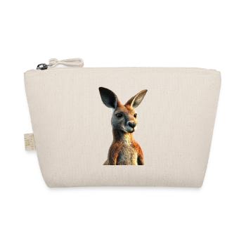 Kangaroo Australia Outback Wild Cute Kangaroos - Organic Pouch - nature - Front