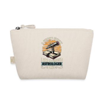 Astrologer A Short Story I Am A Proud Tarot Reader - Organic Pouch - nature - Front