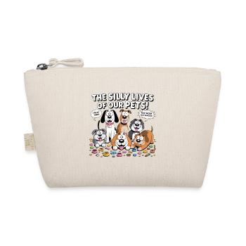 Humorous Pet Chaos Illustration - Organic Pouch - nature - Front