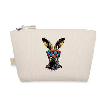 Kangaroo Australia Outback Wild Cute Kangaroos - Organic Pouch - nature - Front