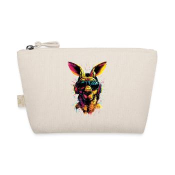 Kangaroo Australia Outback Wild Cute Kangaroos - Organic Pouch - nature - Front
