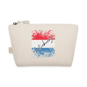 Luxembourg grunge flag, I love Luxembourg - Organic Pouch - nature - Front
