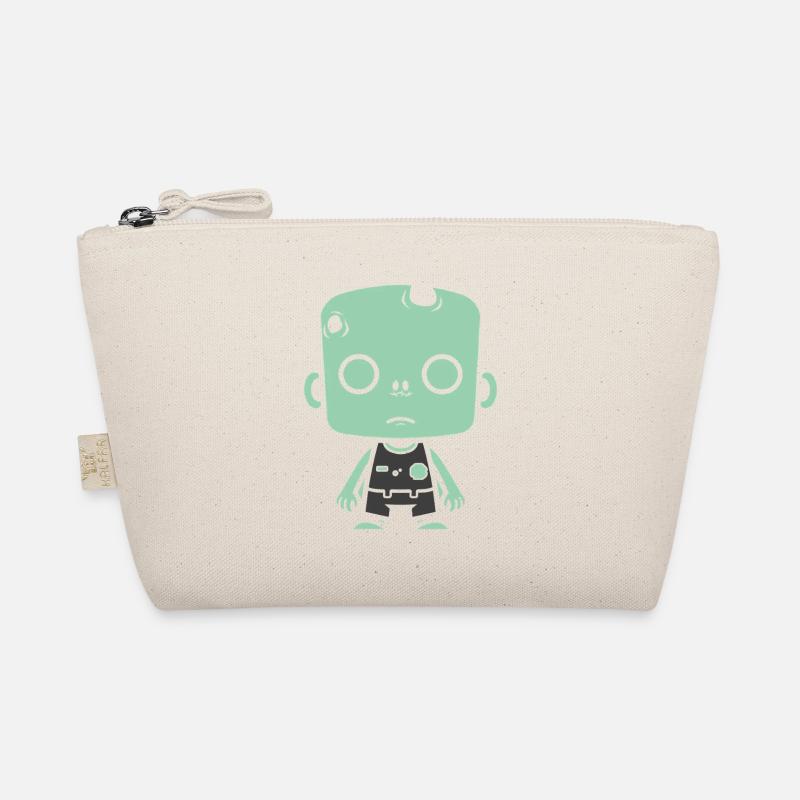 Minimalist Pop Art Figure Organic Pouch
