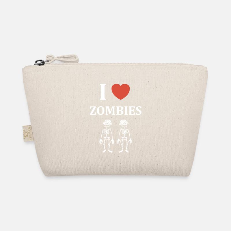 Fun Skeleton Zombies for Halloween Organic Pouch