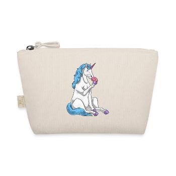 Einhorn Donut - Bio-Täschchen - Natur - Vorne