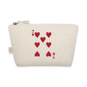 Cartes Coeur Seven Skat Poker Doppelkopf - Trousse biologique - nature - Devant