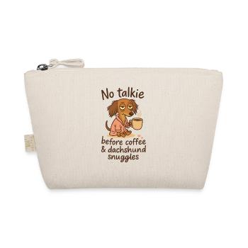 Pas de talkie avant le café Teckel Café Weenie - Trousse biologique - nature - Devant