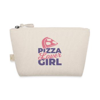 Girl who loves pizza - Organic Pouch - nature - Front
