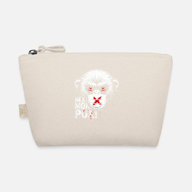 Protest Monkey Face Mask Artwork Organic Pouch
