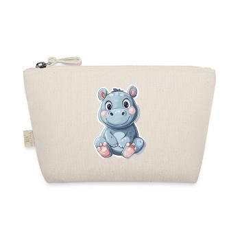Hippopotamus - Organic Pouch - nature - Front