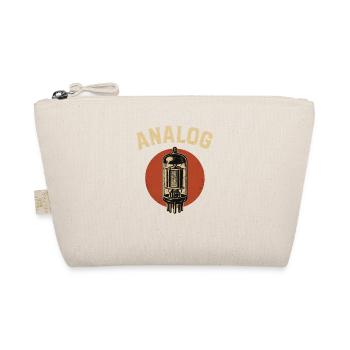 Analog Vakuumröhre Retro Vintage - Bio-Täschchen - Natur - Vorne