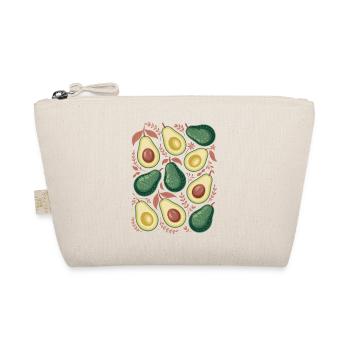 Avocado Boho Floral Muster für Naturliebhaber - Bio-Täschchen - Natur - Vorne