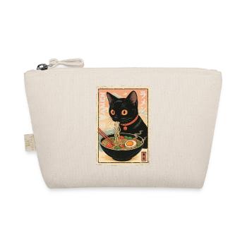 Kawaii Katze Ramen Illustration - Bio-Täschchen - Natur - Vorne