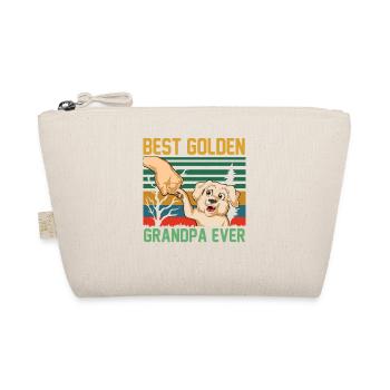 Best golden retriever Grandpa Ever  - Organic Pouch - nature - Front