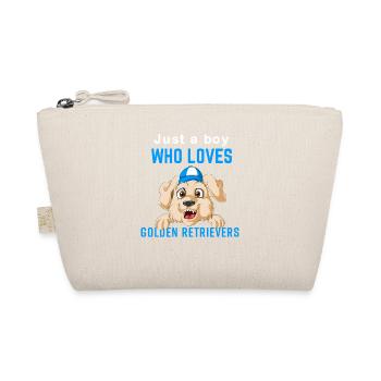 Nur ein Junge, der Golden Retriever liebt - Bio-Täschchen - Natur - Vorne