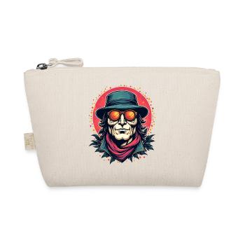 Mystical hipster with sunglasses - Organic Pouch - nature - Front