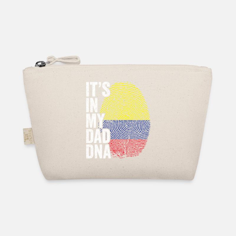Drapeau Colombie Empreinte Papa Colombien Trousse biologique