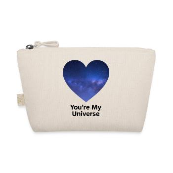 Starry Sky Heart University Design - Organic Pouch - nature - Front