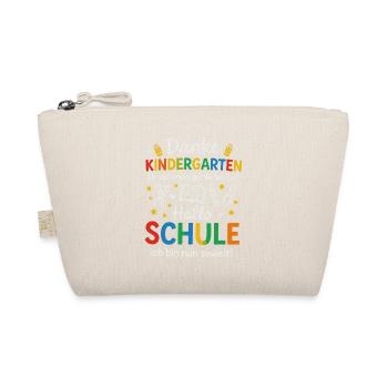 Merci à la maternelle Bonjour à l'école Inscription - Trousse biologique - nature - Devant