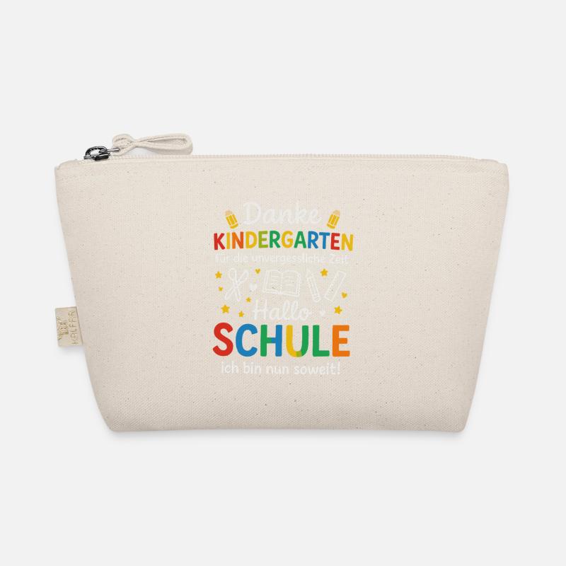 Danke Kindergarten Hallo Schule Einschulung Bio-Täschchen