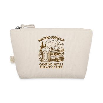Weekend Forecast Camping with Beer - Organic Pouch - nature - Front