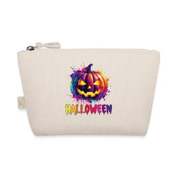 Citrouille d’Halloween colorée avec effet d’éclaboussure - Trousse biologique - nature - Devant