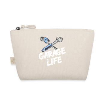 Garage Life Wrench Tools Mechanic Lifestyle - Organic Pouch - nature - Front
