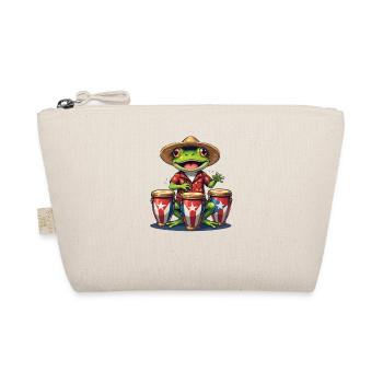 Tambour grenouille tropicale dans le style du drapeau cubain - Trousse biologique - nature - Devant