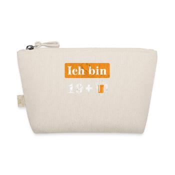 I'm 19 plus beer 20th birthday - Organic Pouch - nature - Front