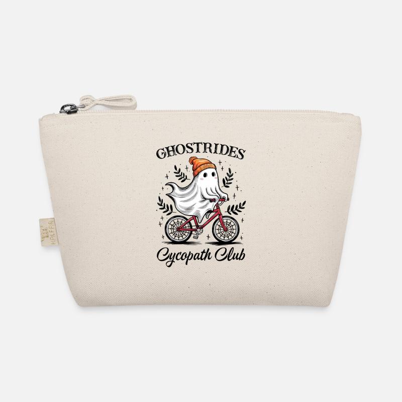 Halloween Ghost Bike Organic Pouch