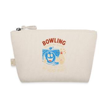 Bowling macht mich glücklich - Der Ten Pin macht - Bio-Täschchen - Natur - Vorne