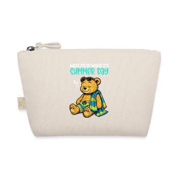 Wake Me Up When it's Summer Day - Holiday Humor - Organic Pouch - nature - Front