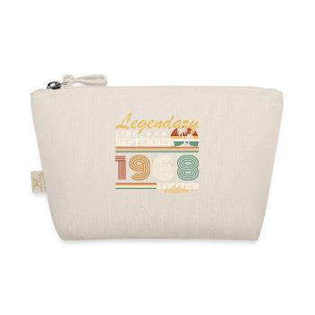 September 1968 Vintage Birthday Gift - Organic Pouch - nature - Front