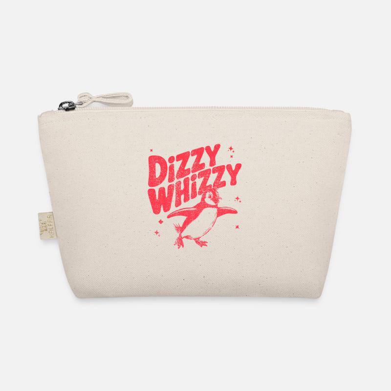 Dizzy Whizzy Penguin Illustration Organic Pouch