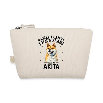 Happy Shiba Inu Illustration for Apparel - Organic Pouch - nature - Front