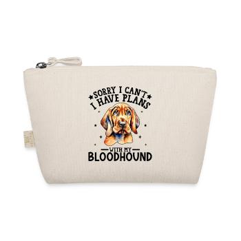 Watercolour Dog Portrait Illustration - Organic Pouch - nature - Front