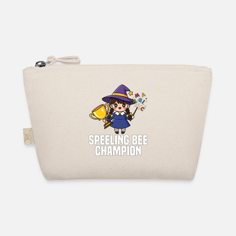 SCHÄLENDER BIENEN-CHAMPION - HEXE HALLOWEEN Bio-Täschchen