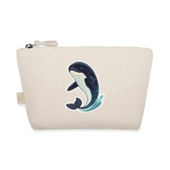whale - Organic Pouch - nature - Front