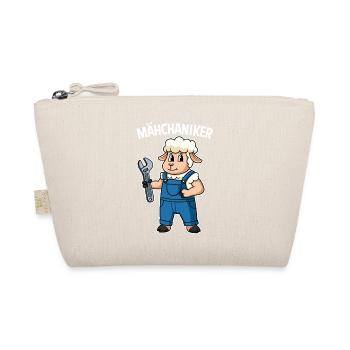 Mechatronics engineer car mechanic technician sheep - Organic Pouch - nature - Front