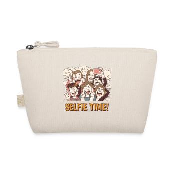 Colourful Group Selfie Illustration - Organic Pouch - nature - Front