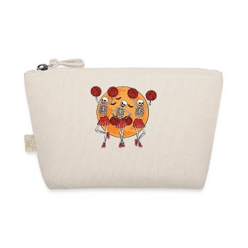 Dancing skeleton girls with pompoms - Organic Pouch - nature - Front